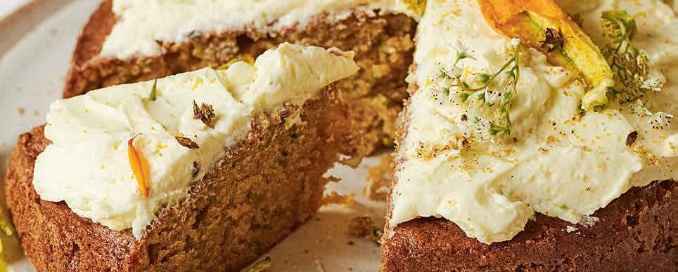 Zesty Courgette and Lime Cake Recipe